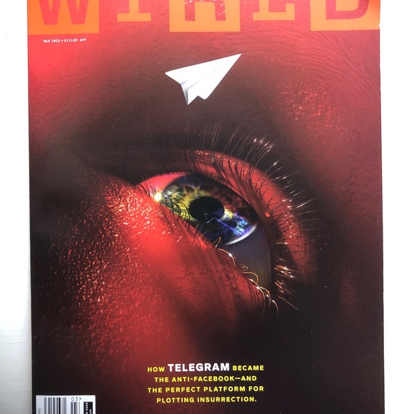 WIRED Magazine March 2022 How the TELEGRAM Became the Anti-Facebook-&... - Picture 1 of 4